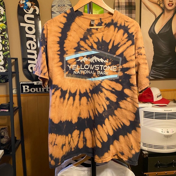 Yellowstone national park custom one of one reverse dye - Picture 2 of 5